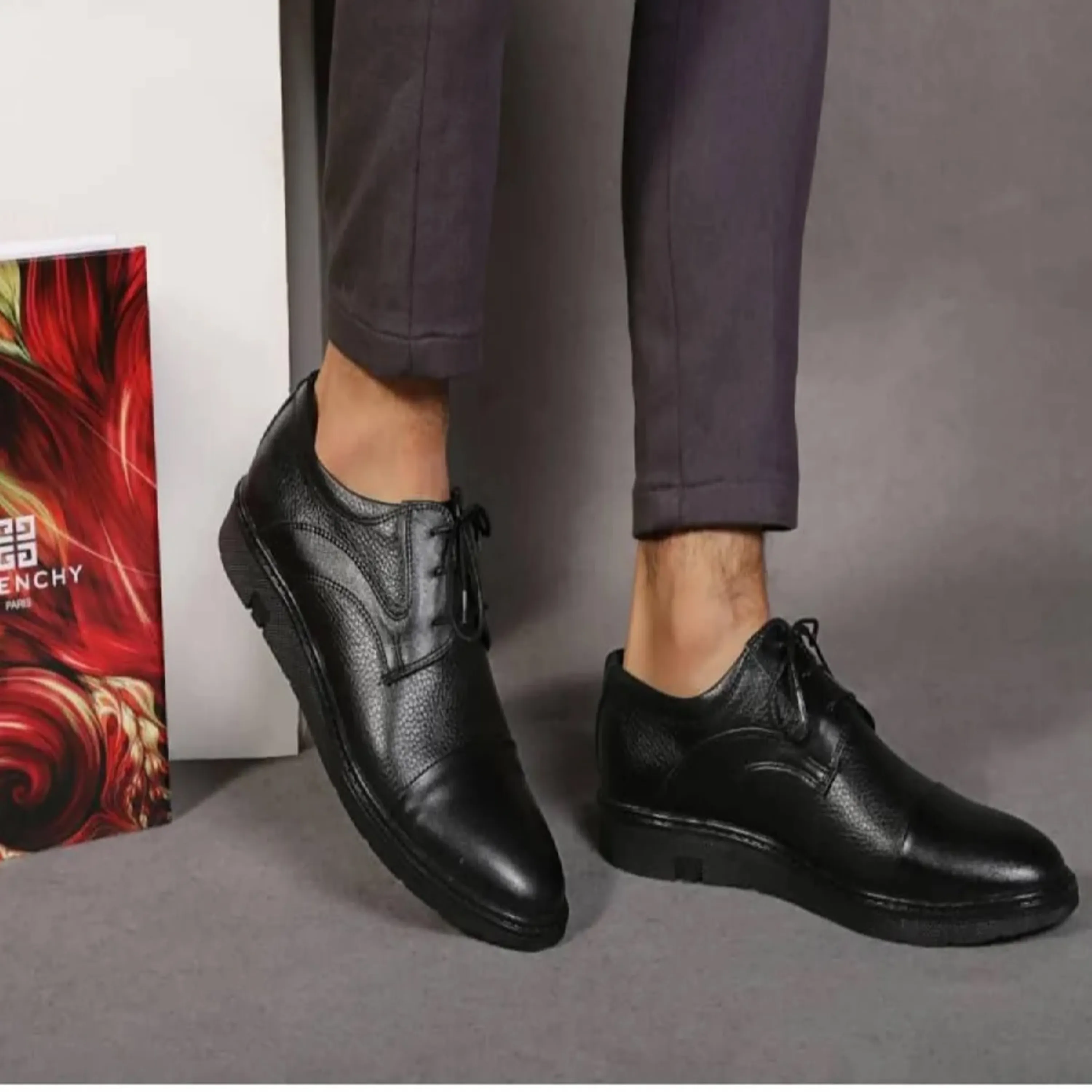 کفش چرم مردانه مدل بلتون برت بندی کفش چرم مردانه مدل بلتون برت بندی